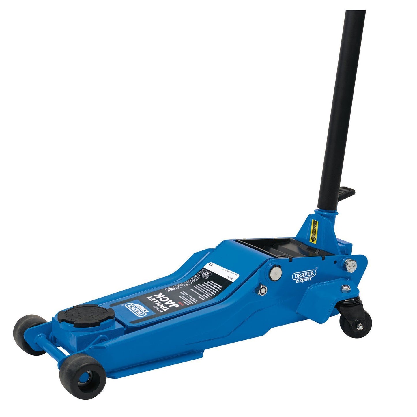 Draper Expert Professional Low Entry Twin Piston 3 Tonne Trolley Jack 01106