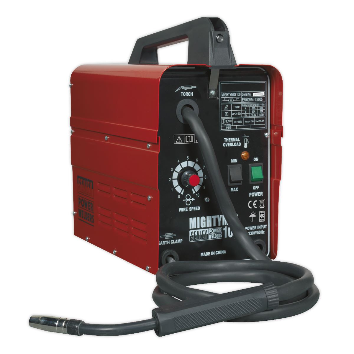 Sealey No-Gas MIG Welder 100A 230V MIGHTYMIG100