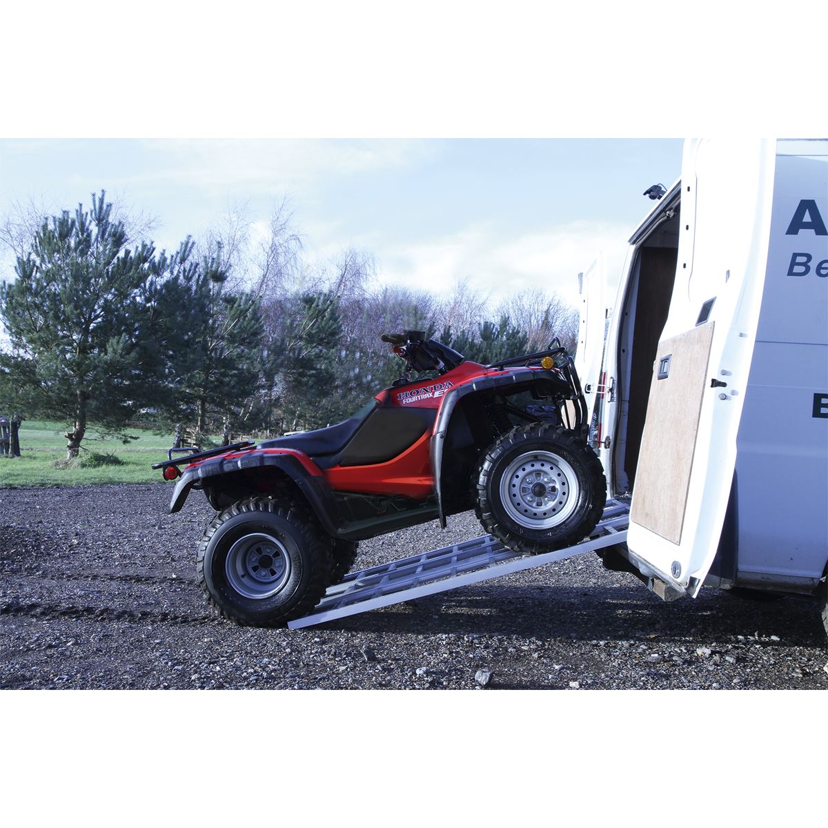 Sealey Motorcycle/ATV & Mini Tractor Ramp Wide Tri-Fold 680kg FLR680T