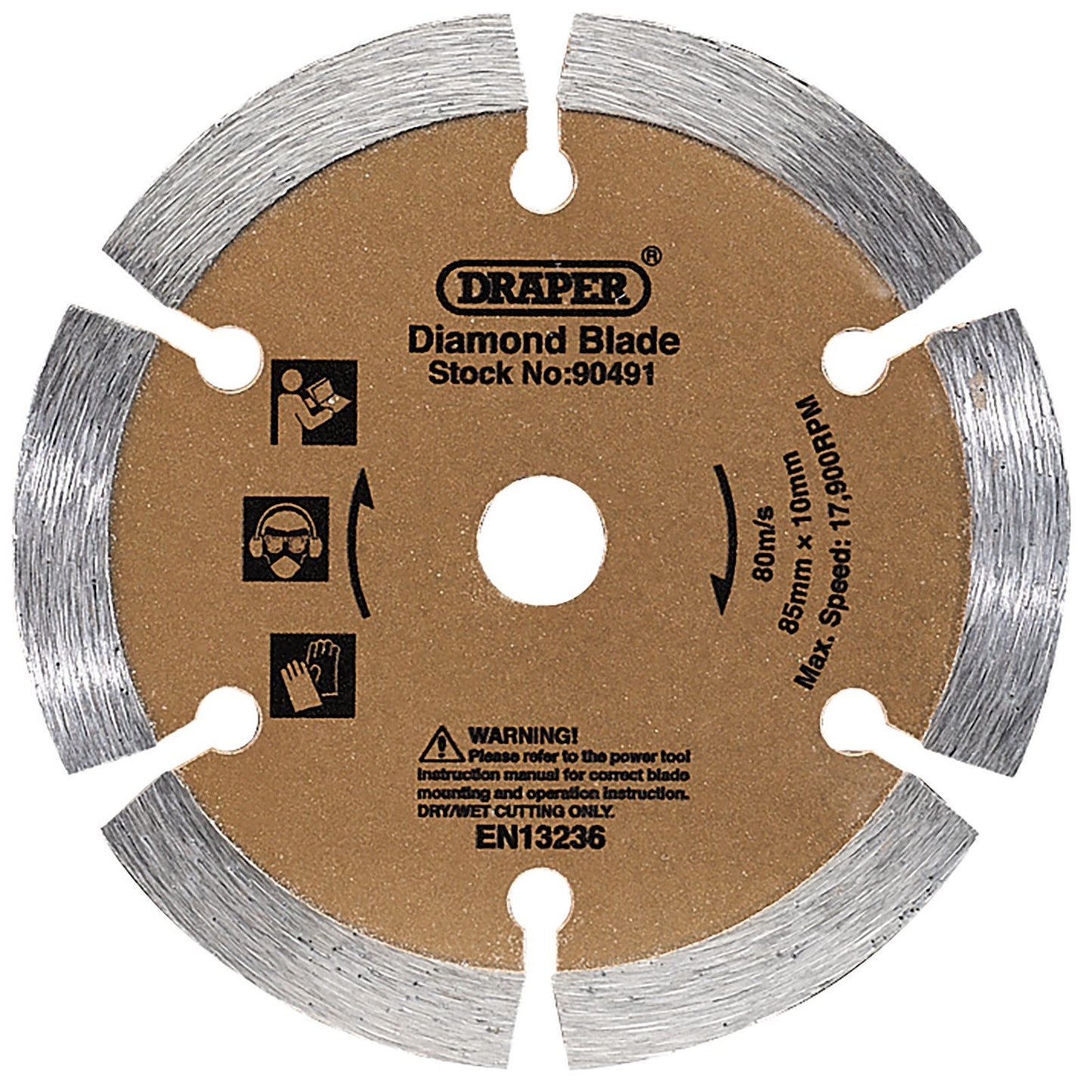 Draper Segmented Diamond Blade (85mm) DBSRD - 90491