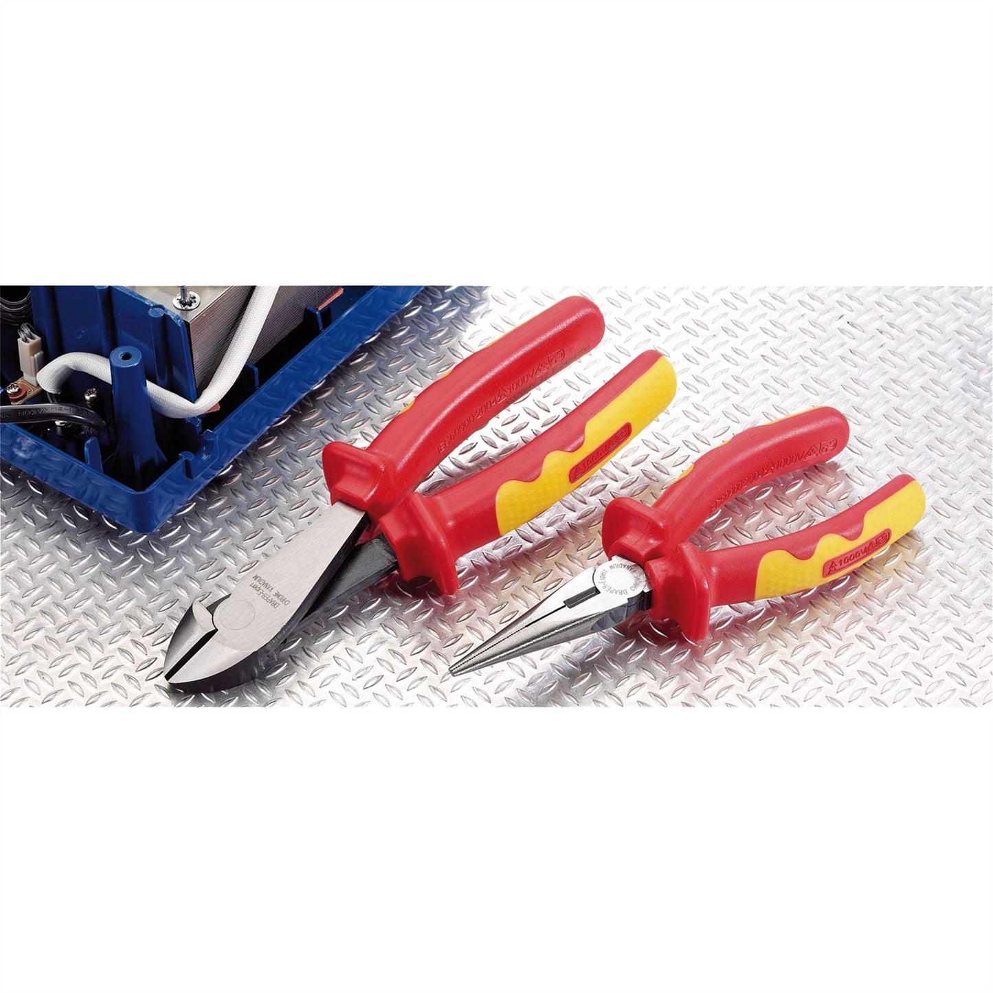 Draper 1x Expert 160mm Vde Long Nose Pliers Garage Professional Standard Tool - 69174