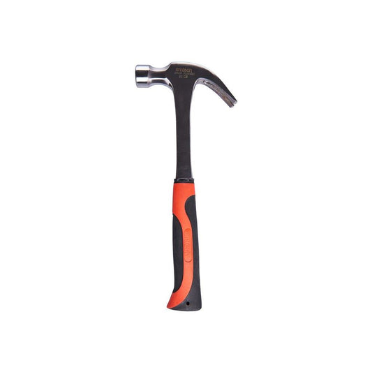 Amtech 20oz One Piece Drop Forged Claw Hammer+Comfortable Rubber Grip Handle - A0220