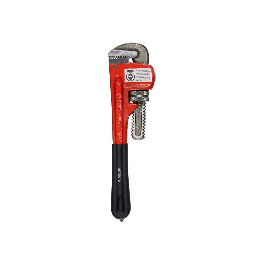 Amtech Professional Pipe Wrench 10" Matt Grip Handle Drop Forged - C1256