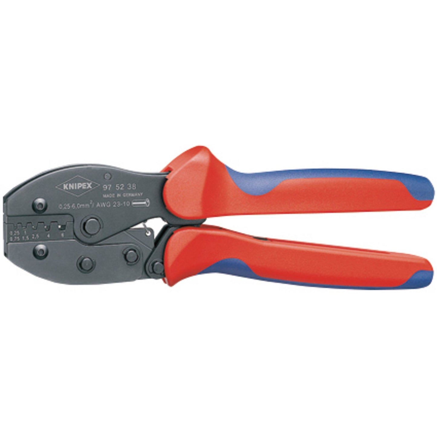 Knipex Knipex 97 52 38SB 220mm Preciforce Crimping Pliers - 0.25-6.0mm - 41479