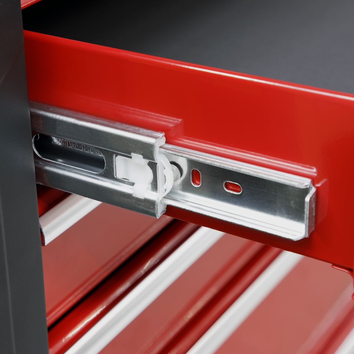 Sealey Rollcab 7 Drawer with Ball Bearing Slides - Red AP3407