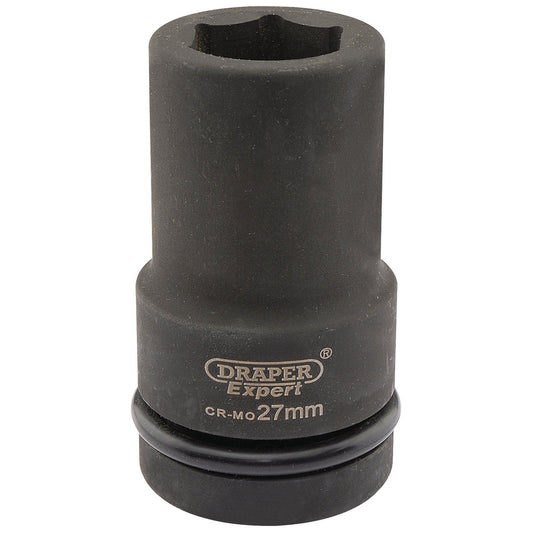 Draper Expert Expert 27mm 1" Square Drive Hi-Torq 6 Point Deep Impact Socket - 05142