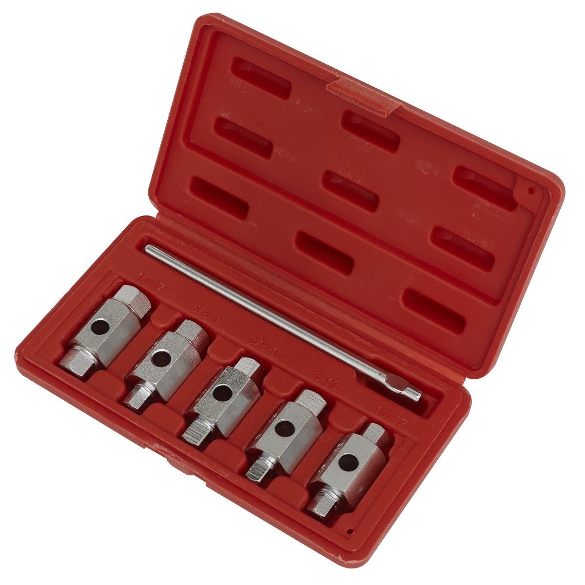 Sealey Drain Key Set 6pc Double End AK659