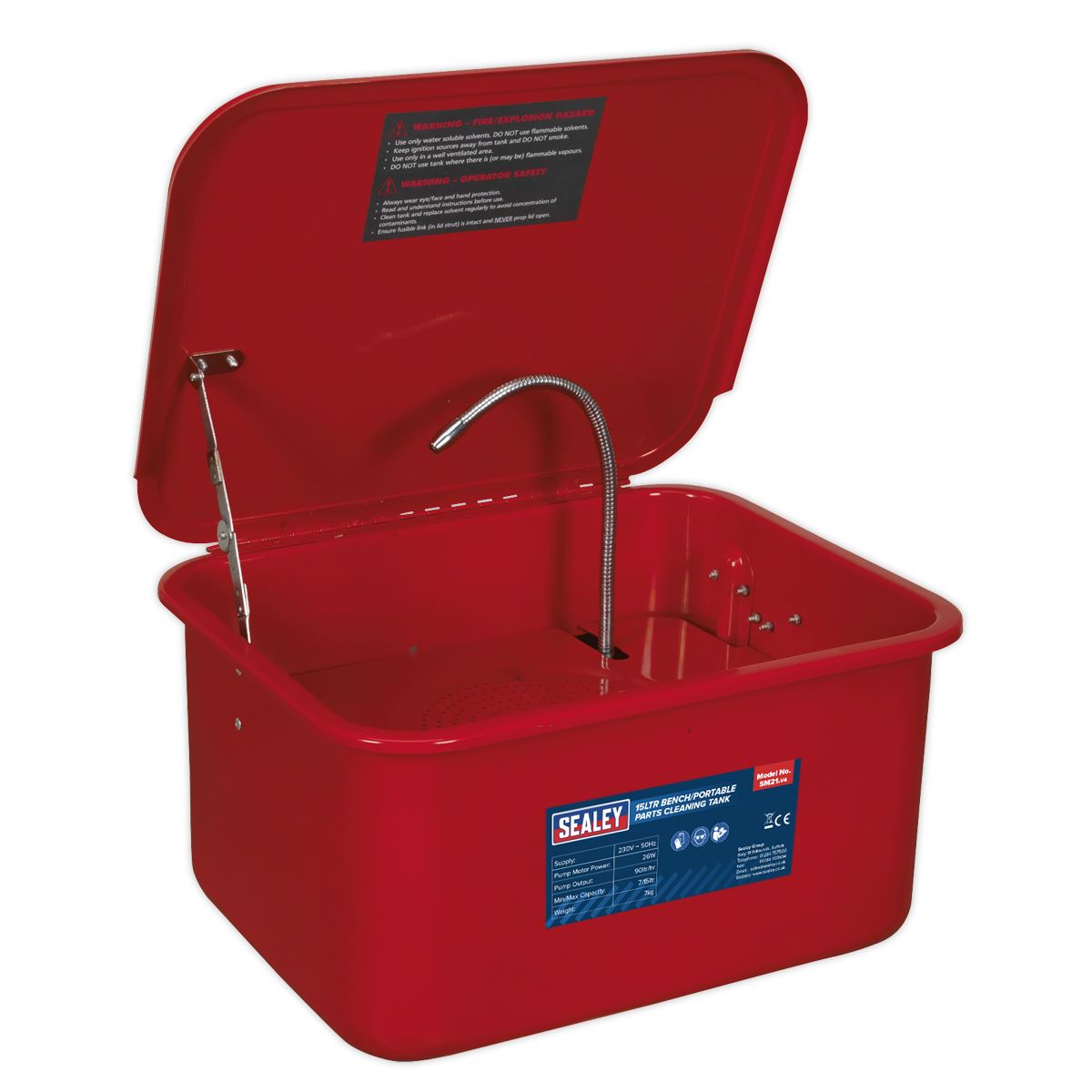 Sealey Parts Cleaning Tank Bench/Portable SM21