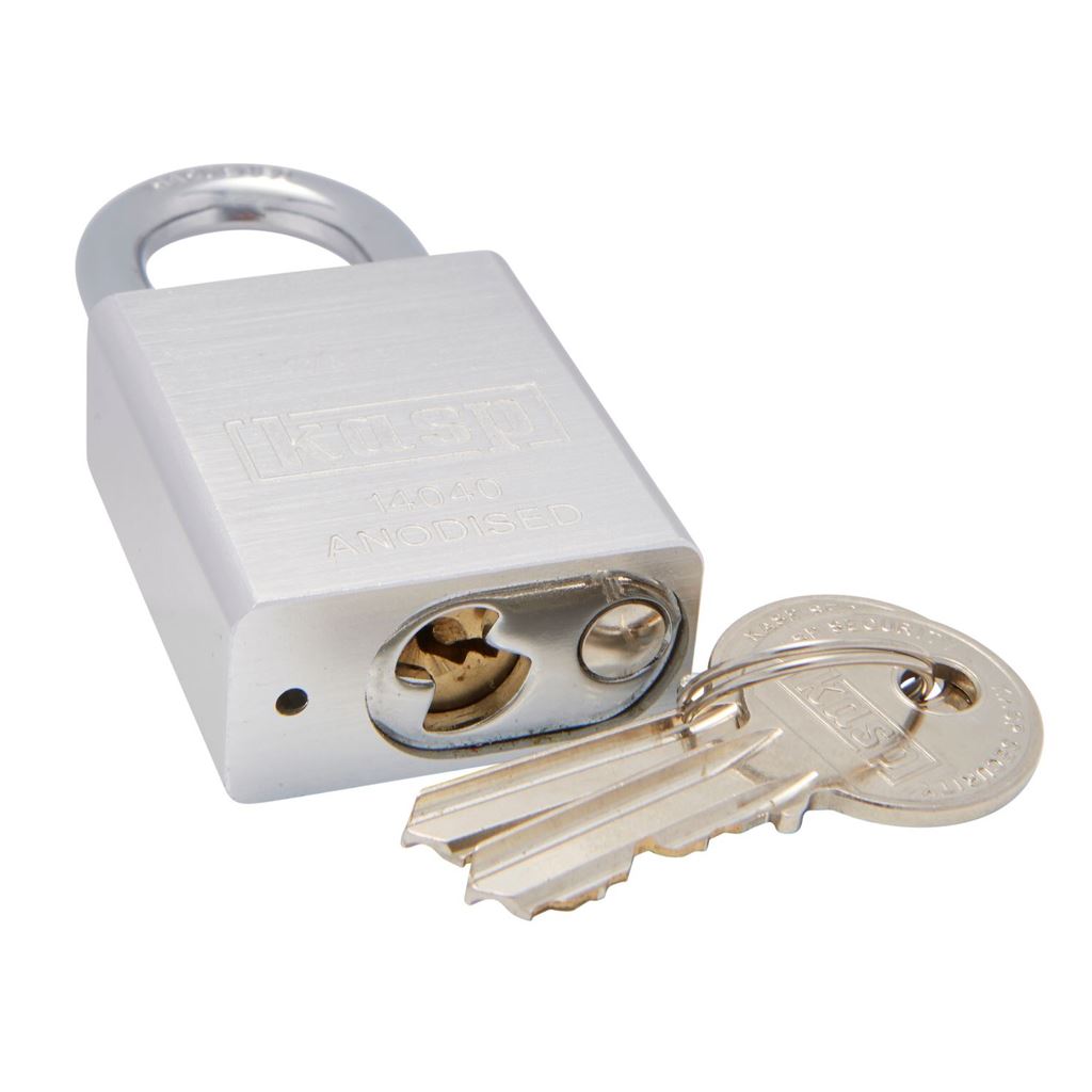 Kasp Aluminium Padlock 38mm Pink K14040SILD