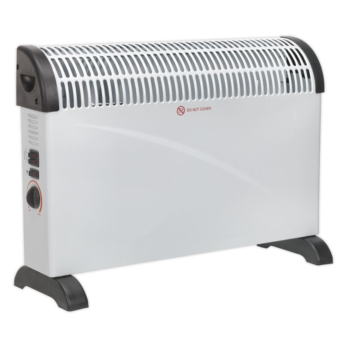 Sealey Convector Heater 2000W 3 Heat Settings Thermostat Turbo Fan CD2005T