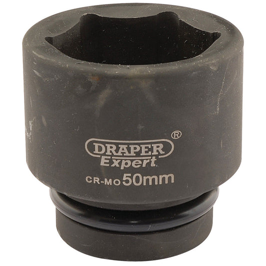 Draper 05125 425-mm Expert 50mm 1" Square Drive Hi-Torq 6 Point Impact Socket