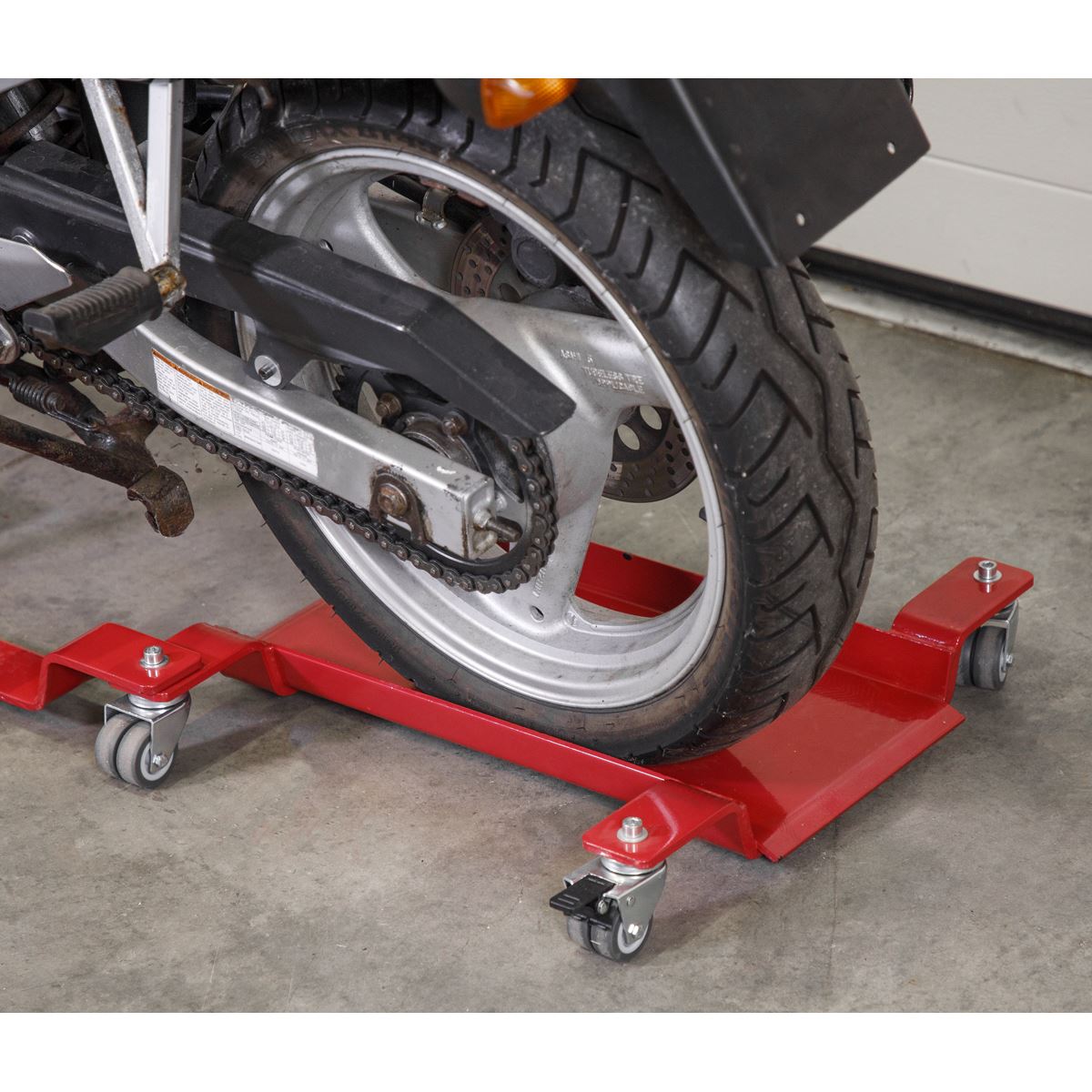 Sealey Motorcycle Dolly Rear Wheel - Side Stand Type MS0630