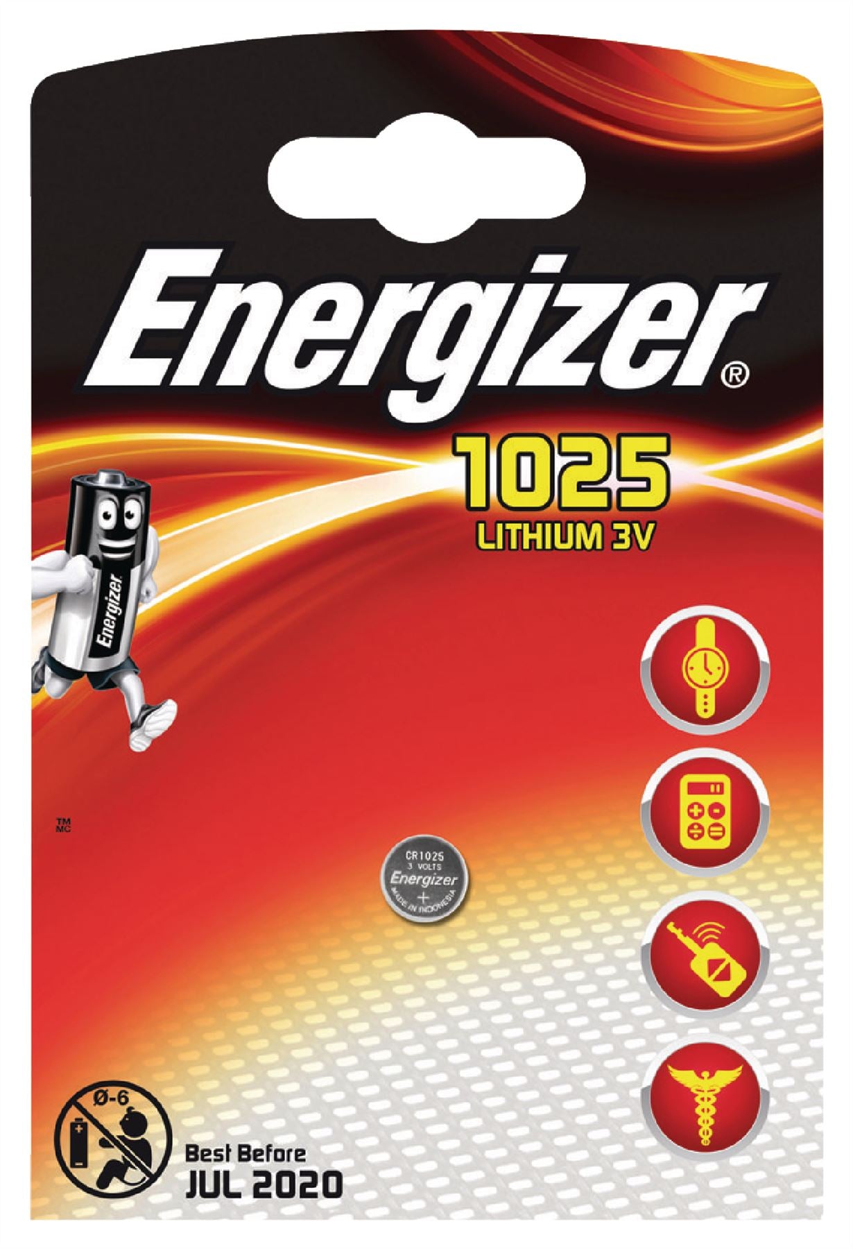 Energizer CR1025 x1 Battery