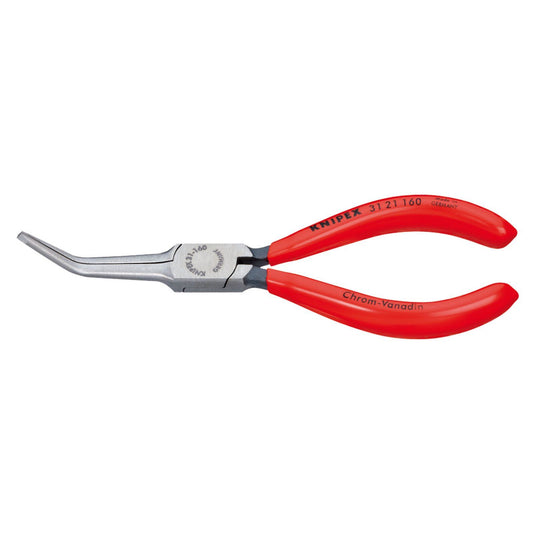 Knipex Bent Needle Nose Pliers 160mm / 6" - 31 12 160 / Draper 55738