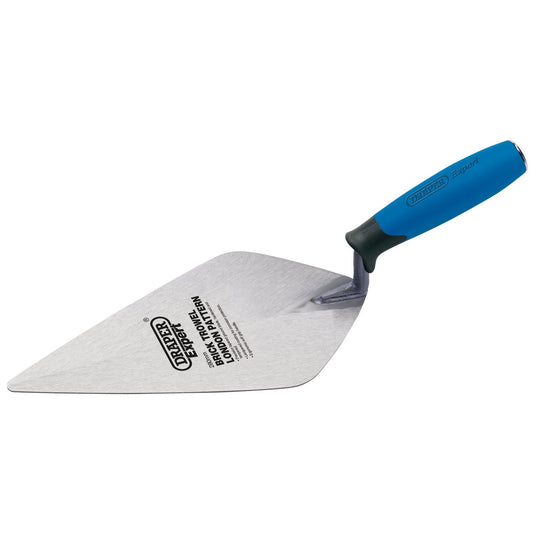 Draper Soft Grip Stainless Steel London Pattern Brick Trowel (275mm) - 82148