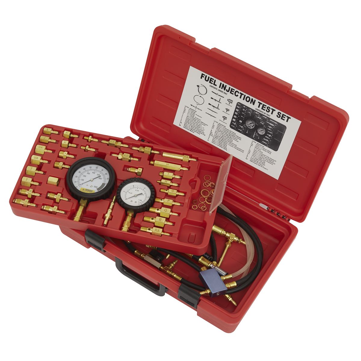 Sealey Fuel Injection Pressure Test Kit VSE210