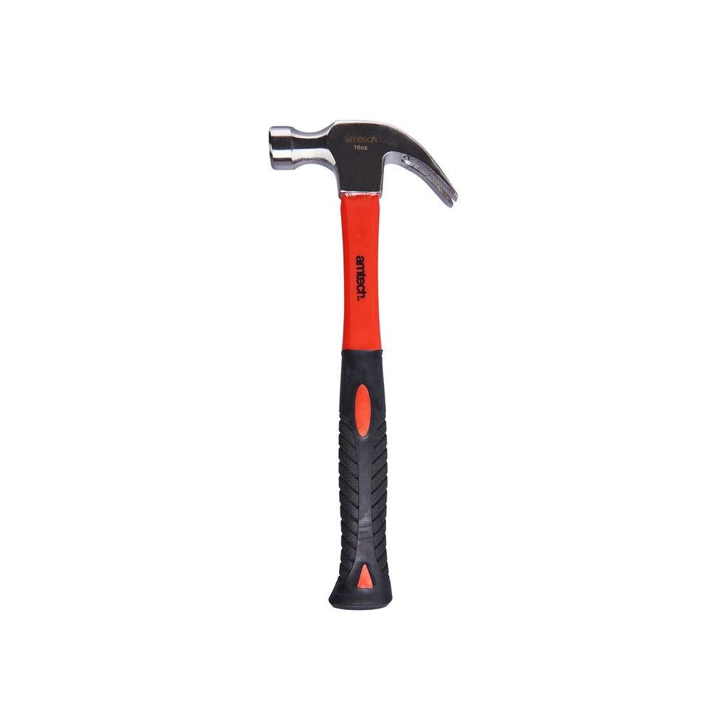 Amtech 16oz Claw Hammer - Fibreglass Shaft - A0250