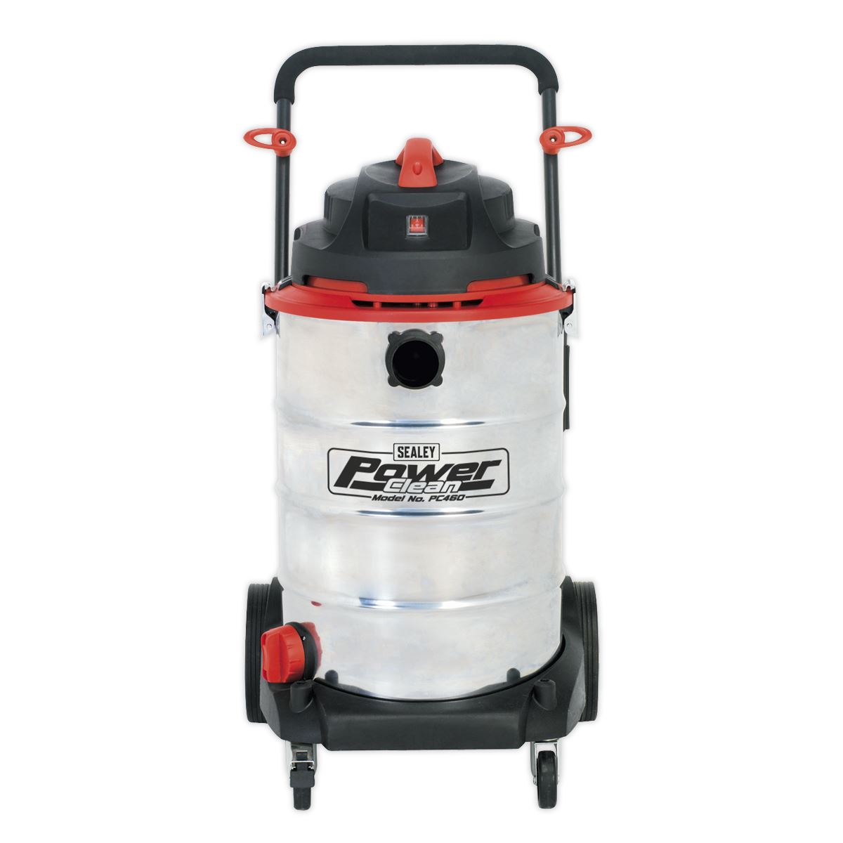 Sealey Vacuum Cleaner Wet & Dry 60L Stainless Drum 1600W/230V PC460