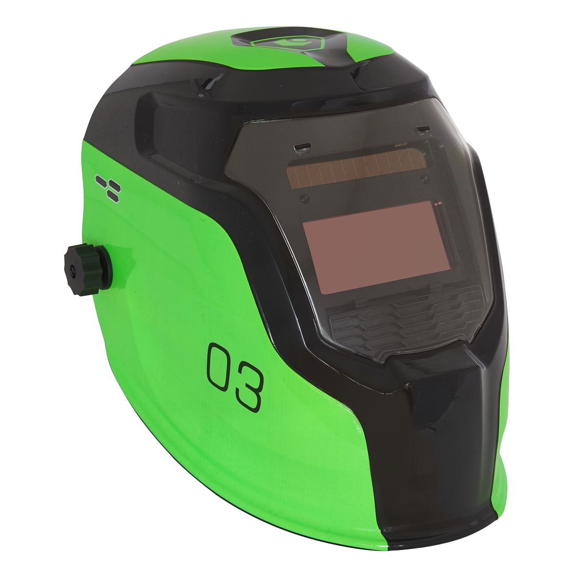 Sealey Welding Helmet Auto Darkening - Shade 9-13 - Green PWH3