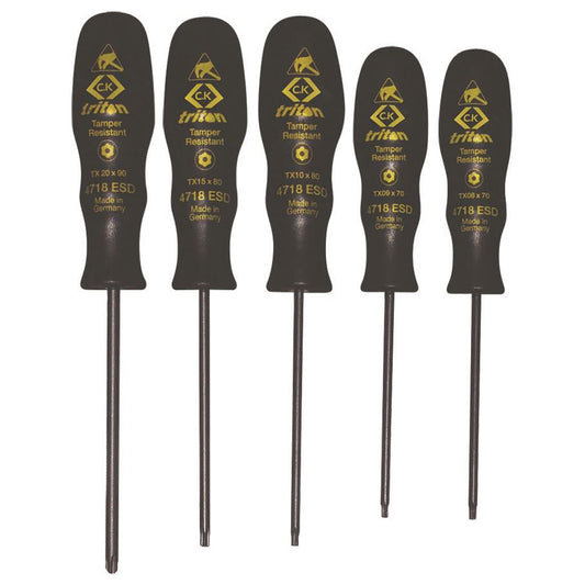 CK Tools Triton ESD Screwdriver TX Set Of 5 T4730ESD