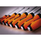 Sealey Screwdriver Set 8pc Hammer-Thru Hi-Vis Orange HV004