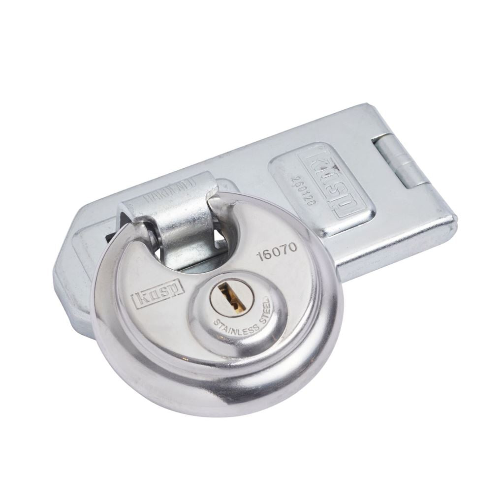 Kasp 160 Padlock + 260 Hasp Set K16070D260