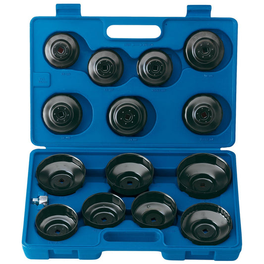 Draper 1x Expert 15 Piece Oil Filter Cup Socket Set Professional Tool 40105