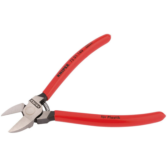 1x Draper Knipex 160mm Diagonal Side Cutter For Plastics Or Lead Only - 34181