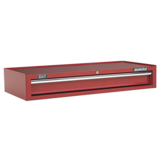 Sealey Mid-Box 1 Drawer with Ball Bearing Slides Heavy-Duty- Red AP41119