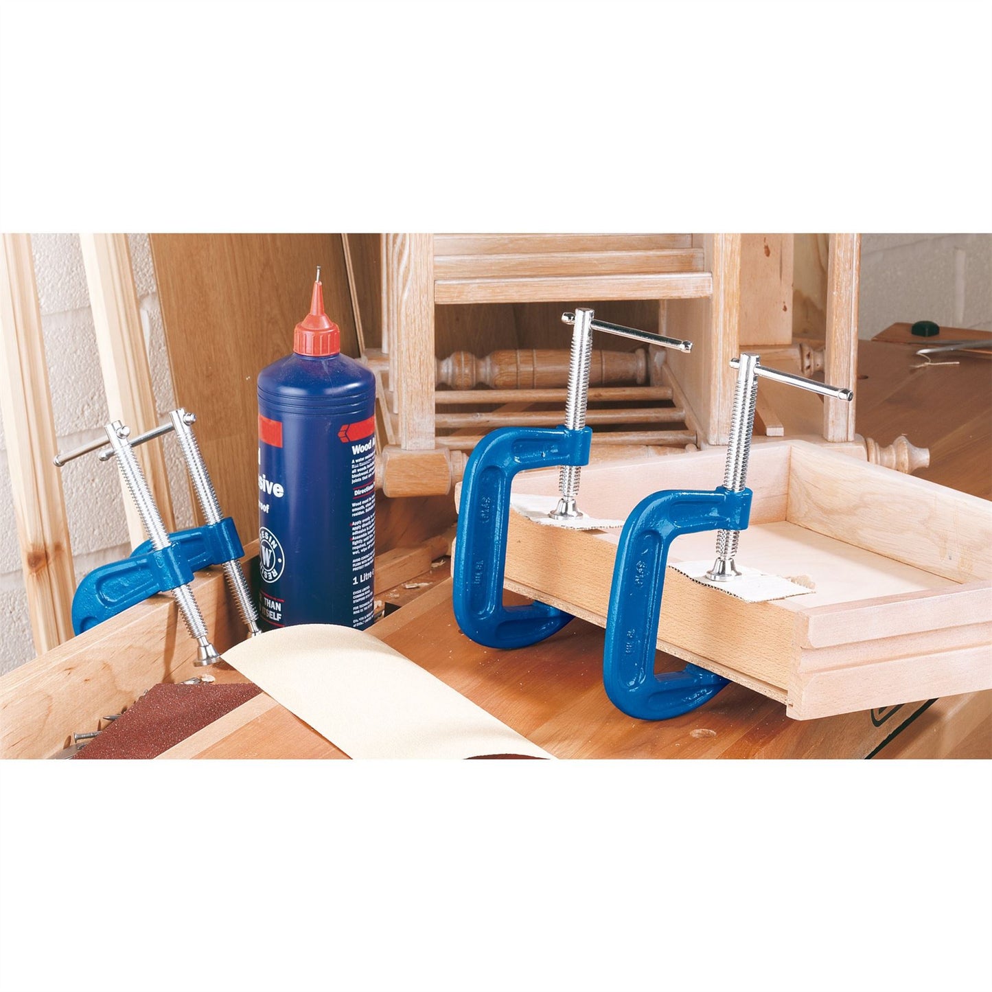 Draper C Clamp Set (4 Piece) 391G/4 - 38368